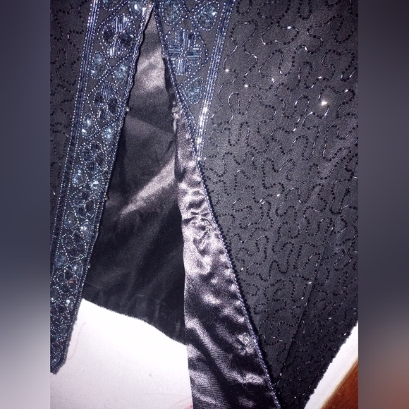 SCALA Silk beaded & sequined jacket blazer - Picture 12 of 12